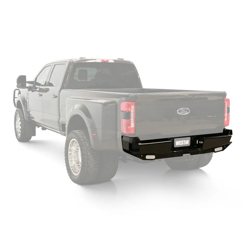 Westin 23-25 Ford F-250/350/450/550/600 HDX Bandit Rear Bumper - Black - Image 2