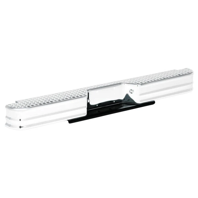Westin/Fey 67-96 F-Series Style Side / 97-98 F-250/350 HD Diamondstep Universal Bumper - Chrome - Image 2