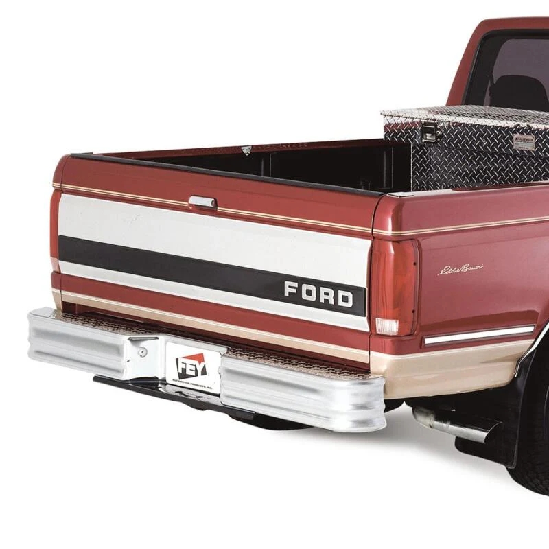 Westin/Fey 67-96 F-Series Style Side / 97-98 F-250/350 HD Diamondstep Universal Bumper - Chrome - Image 3