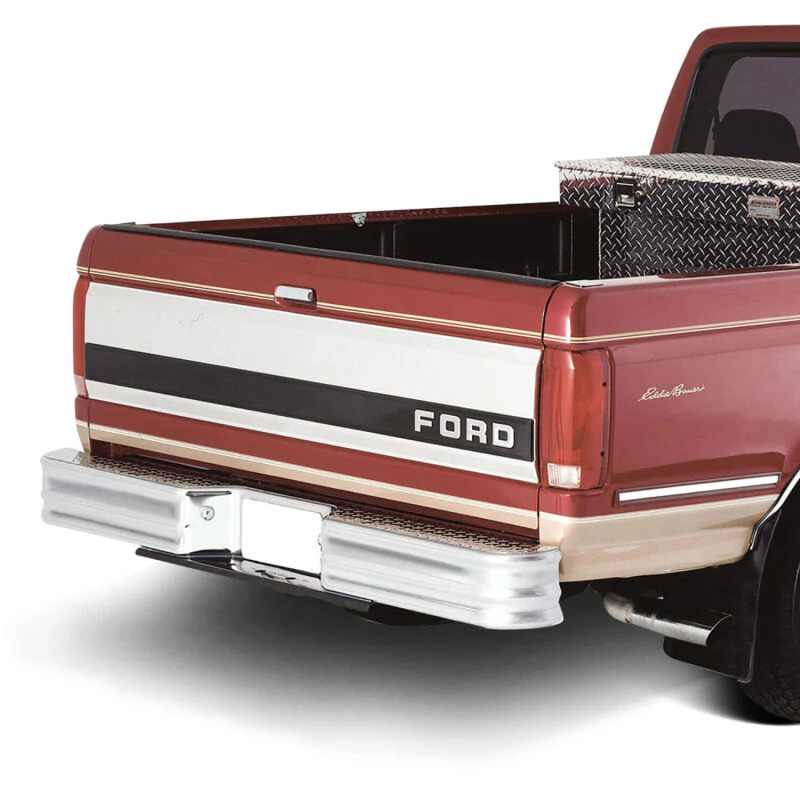Westin/Fey 67-96 F-Series Style Side / 97-98 F-250/350 HD Diamondstep Universal Bumper - Chrome - Image 4