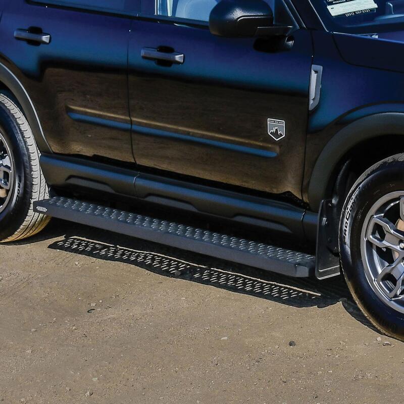 Westin Grate Steps Running Boards 68 in - Textured Black - Image 7