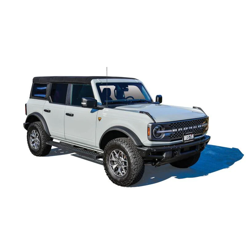 Westin Grate Steps Running Boards 75 in - Textured Black - Image 6