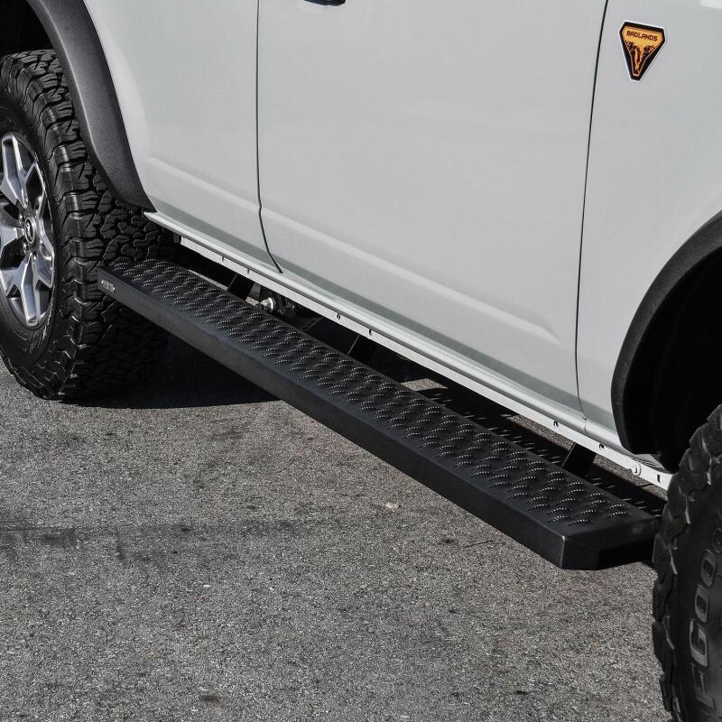 Westin Grate Steps Running Boards 75 in - Textured Black - Image 7