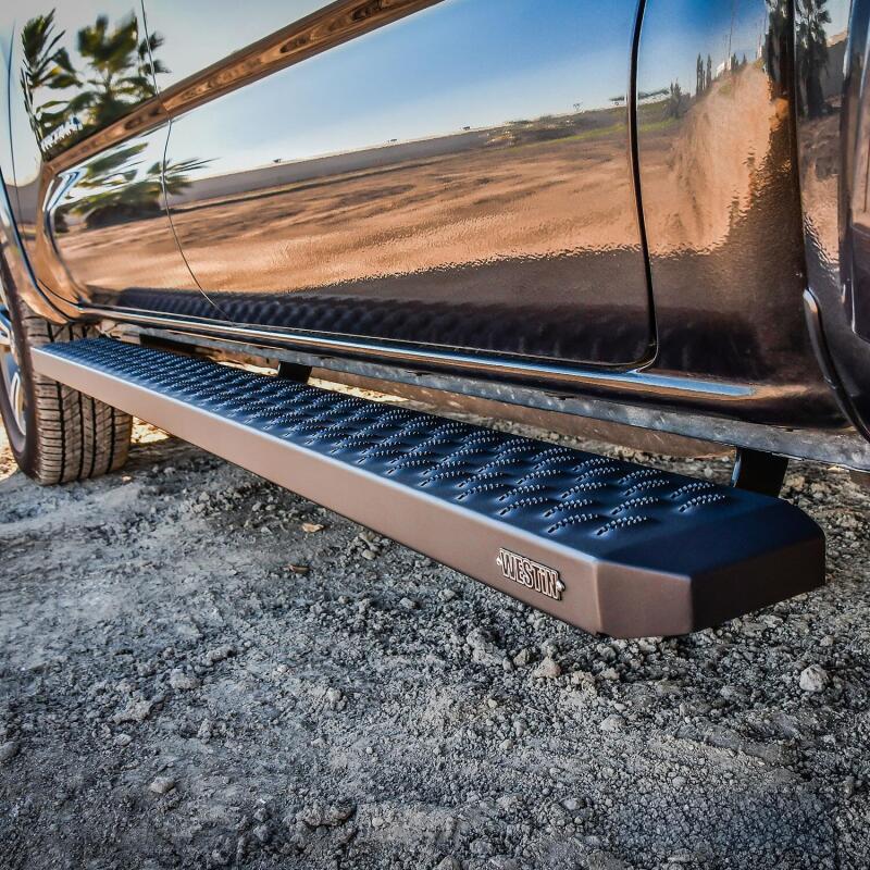 Westin Grate Steps Running Boards 79 in - Textured Black - Image 9