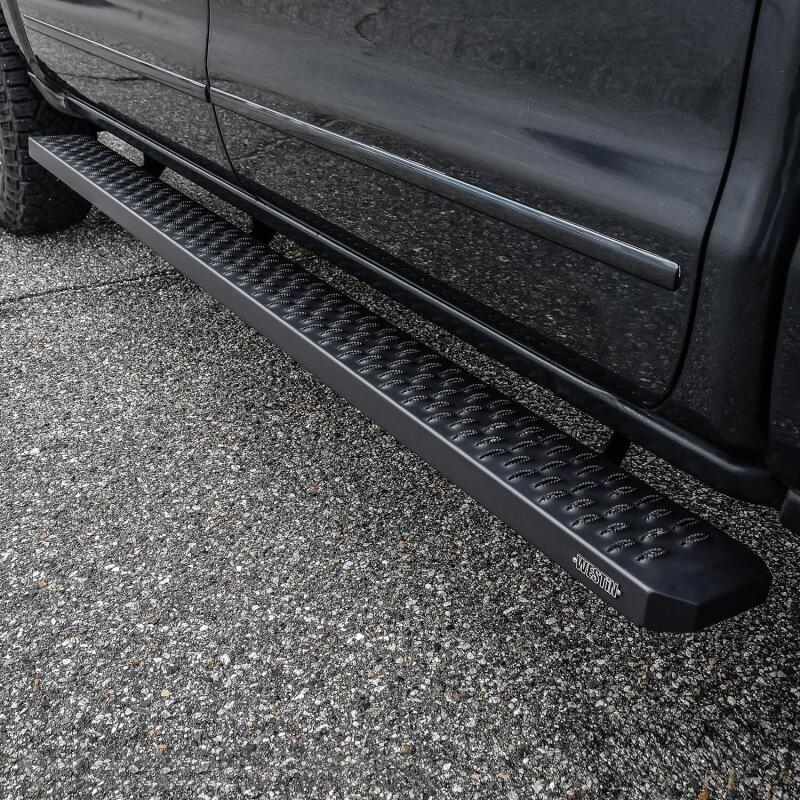 Westin Grate Steps Running Boards 86 in - Textured Black - Image 3