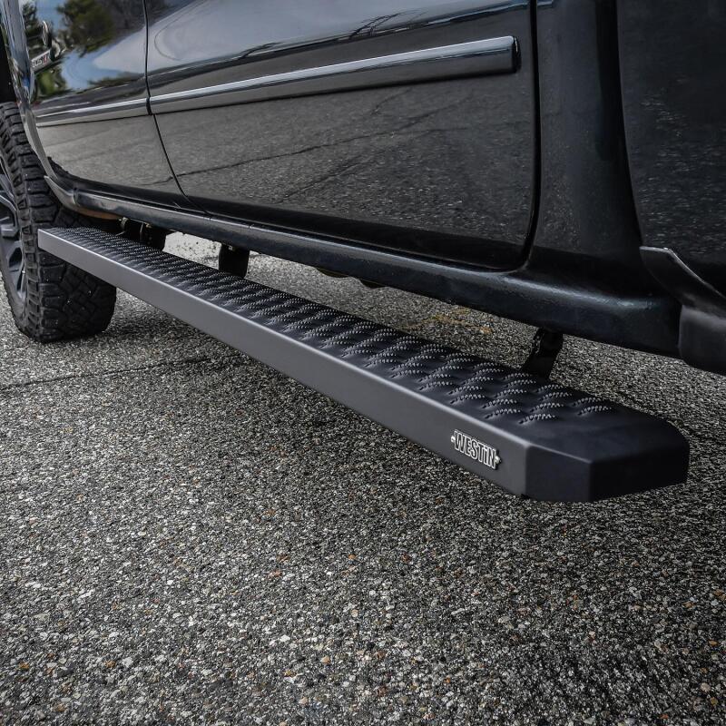 Westin Grate Steps Running Boards 86 in - Textured Black - Image 4
