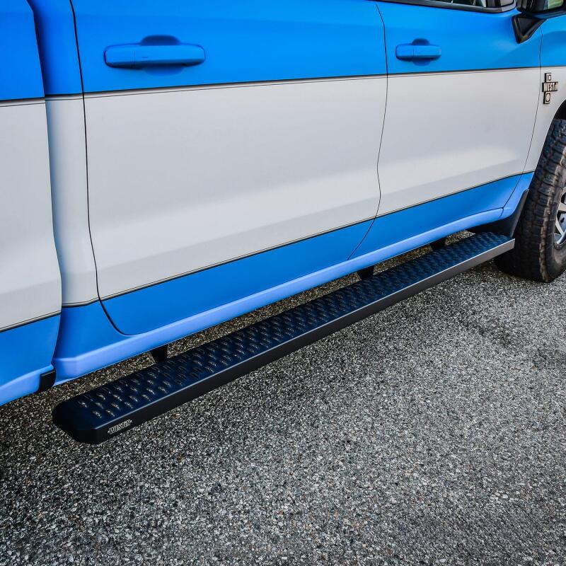 Westin Grate Steps Running Boards 90 in - Textured Black - Image 12