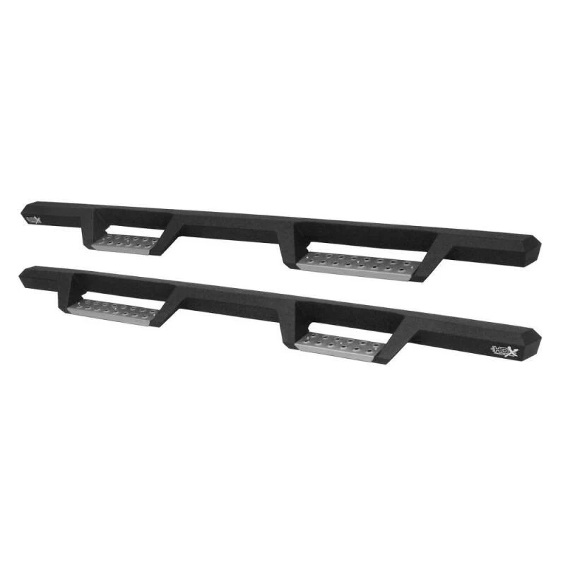 Westin/HDX 07-18 GM 15/25/3500 Crew Cab (Excl. Classic) SS Drop Nerf Step Bars - Textured Black - Image 8