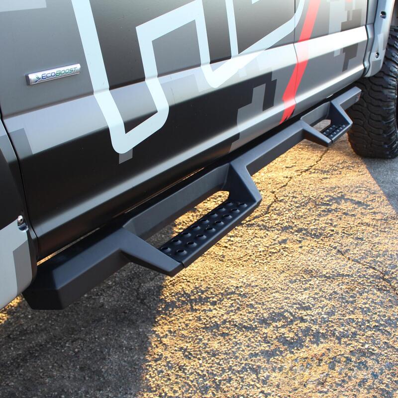Westin/HDX 17-18 Ford F-150 SuperCrew Drop Nerf Step Bars - Textured Black - Image 2