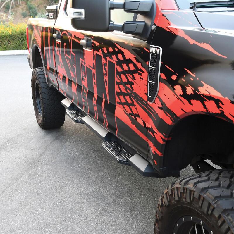 Westin/HDX 17-18 Ford F-150 SuperCrew Xtreme Nerf Step Bars - Textured Black - Image 5