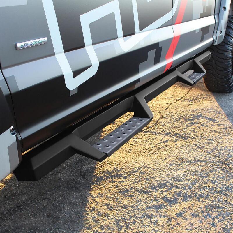 Westin/HDX Stainless 15-18 Ford F-150 SC/17-18 F-250/F-350 CC Drop Nerf Step Bars - Textured Black - Image 2