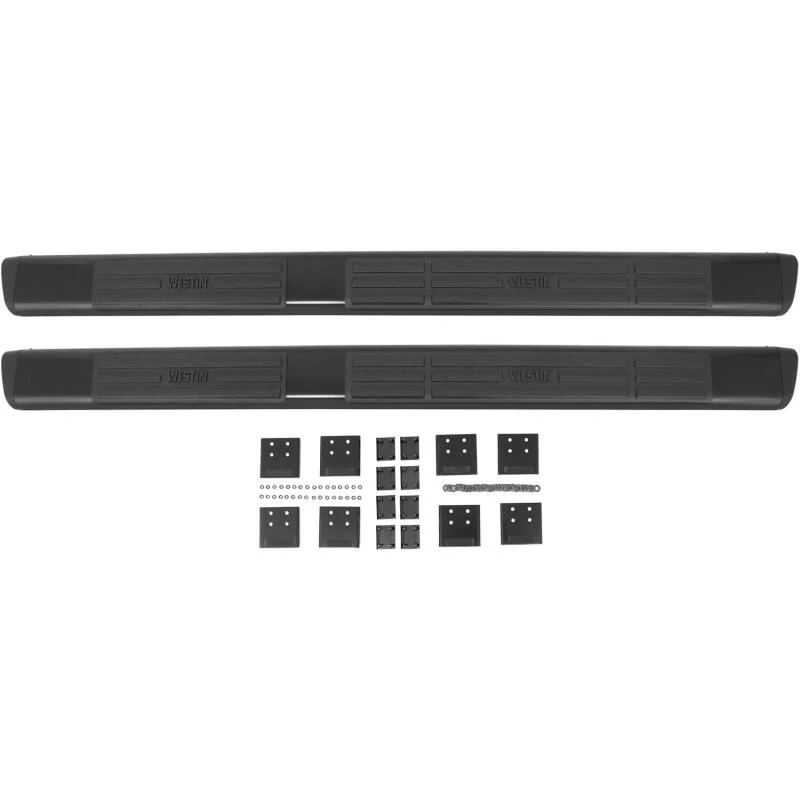 Westin Premier 6 in Oval Side Bar - Mild Steel 75 in - Black - Image 3