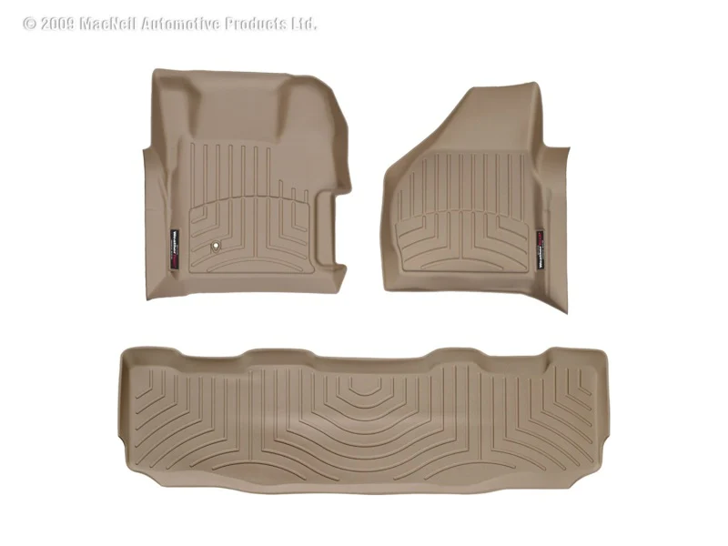 WT FloorLiner - Rear - Tan - Image 2