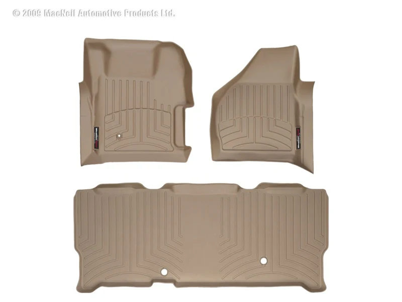 WT FloorLiner - Rear - Tan - Image 3