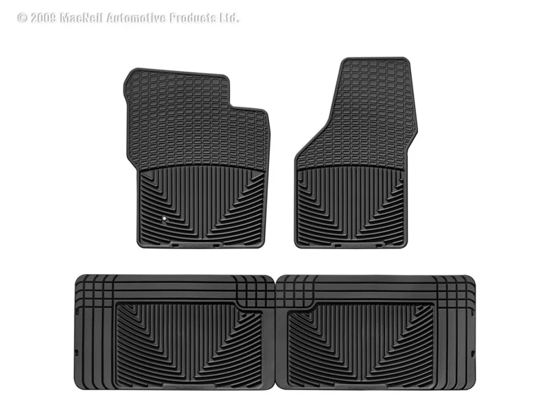 WT Rubber Mats - Front - Blk - Image 2