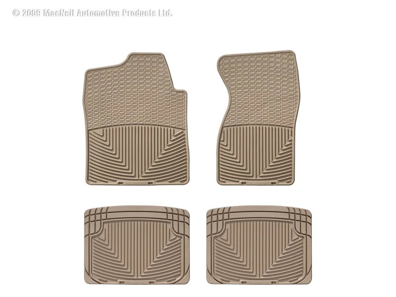 WT Rubber Mats - Rear - Tan - Image 2