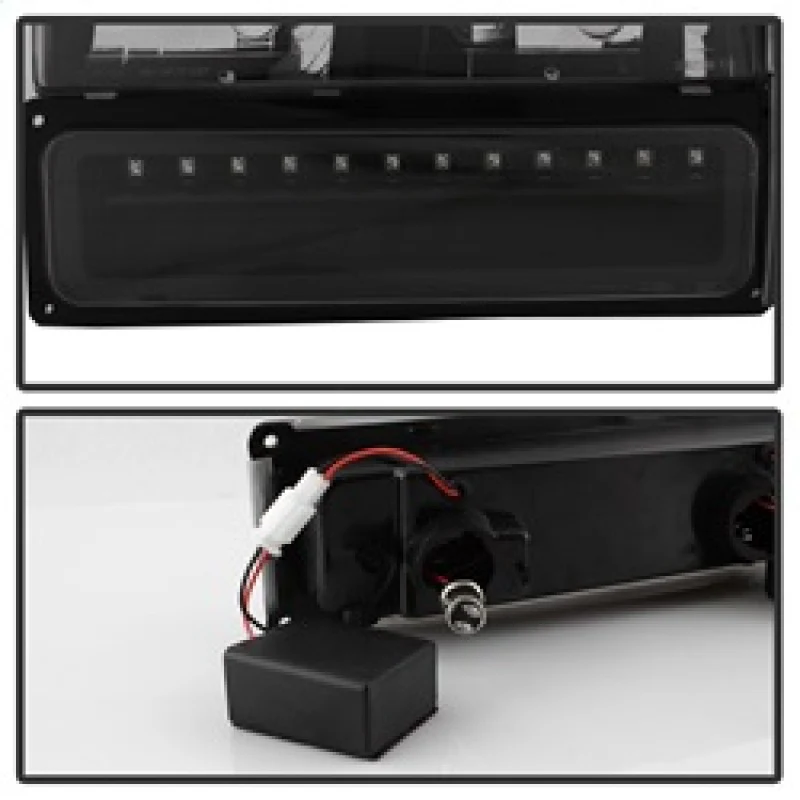 xTune 92-94 Blazer Full Size Corner/LED Bumper Headlights Black HD-JH-CCK88-LED-AM-BK-SET - Image 10