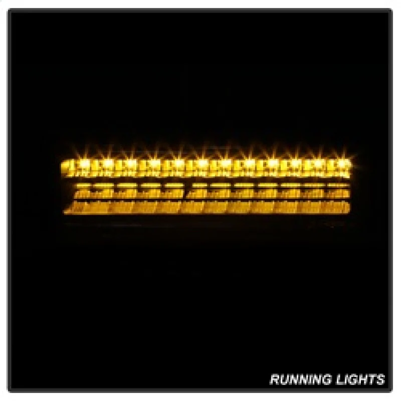 xTune 92-94 Blazer Full Size Corner/LED Bumper Headlights Black HD-JH-CCK88-LED-AM-BK-SET - Image 5