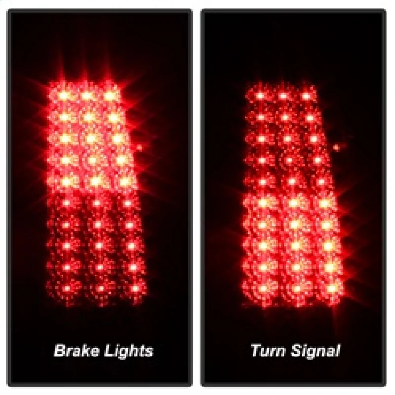 xTune Chevy Silverado 1500/2500/3500 03-06 LED Tail Lights Red Clear ALT-ON-CS03-LED-RC - Image 8