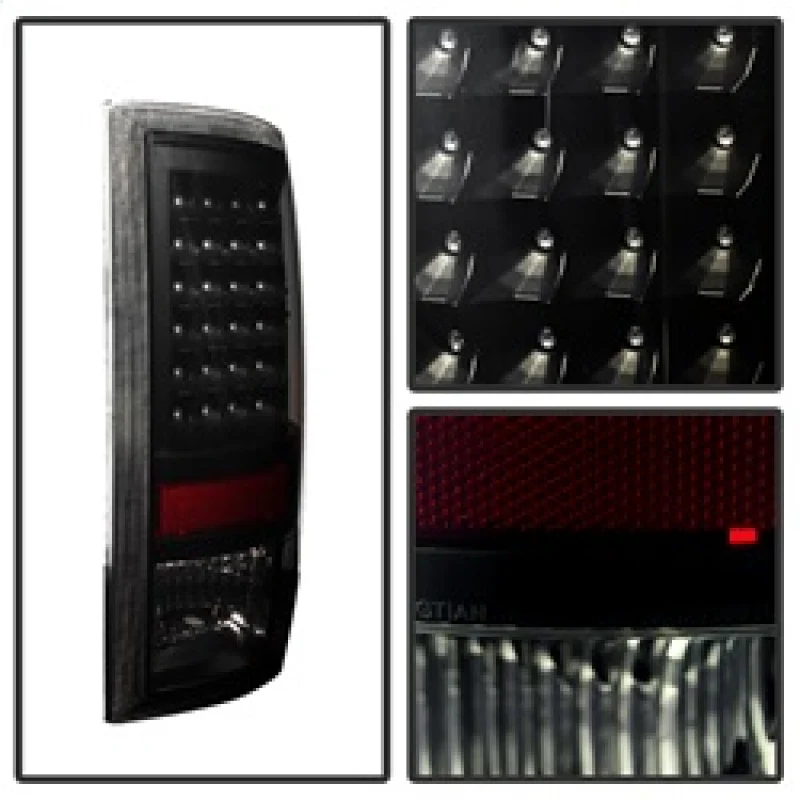xTune Dodge Ram 1500 09-14 LED Tail Lights Incandescent Model Only Black Smoke ALT-JH-DR09-LED-BKSM - Image 6