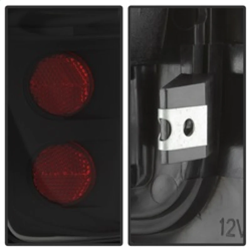 xTune Dodge Ram 1500/2500/3500 94-01 Euro Style Tail Lights Black ALT-ON-DRAM94-BK - Image 7