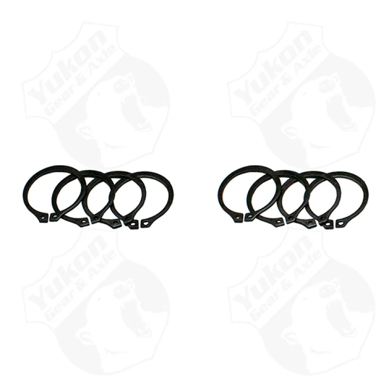 Yukon Gear (4) Full Circle Snap Rings / Fit 297X U-Joint w/ Aftermarket Axle - Image 4