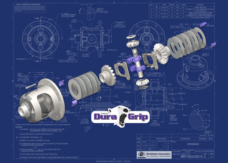 Yukon Gear Dura Grip Positraction Dana 60 w/ 35 Spline 4.10 & Down Ratio - Image 6