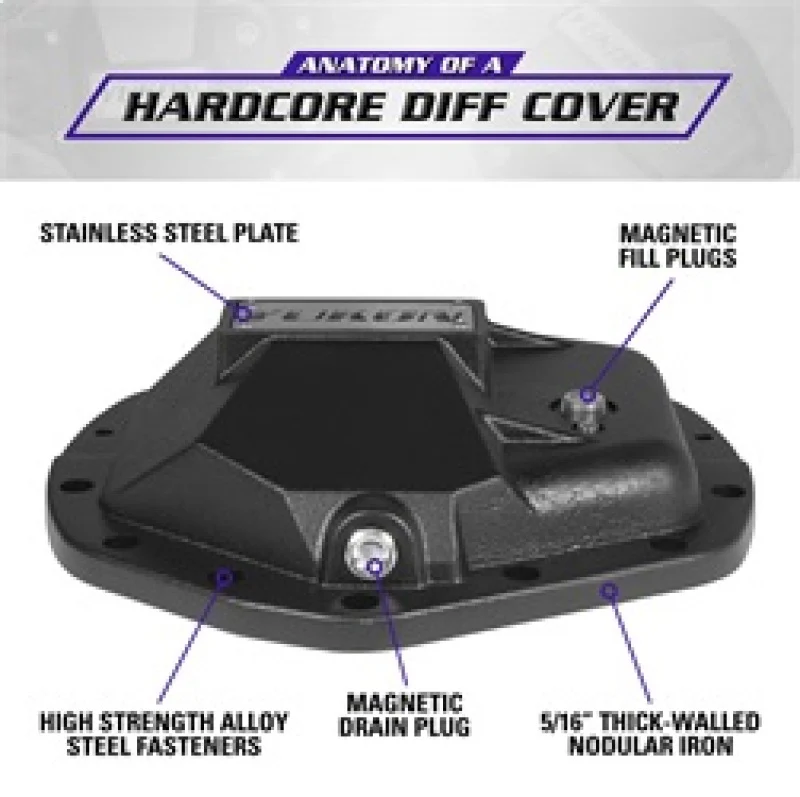 Yukon Gear Hardcore Diff Cover for 11.5in & 11.8in GM Dodge Ram - Image 6