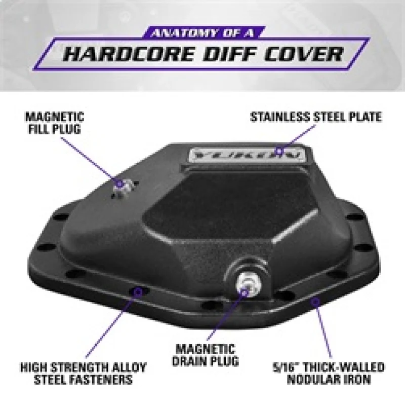 Yukon Gear Hardcore Diff Cover for 14 Bolt GM Rear w/ 8mm Cover Bolts - Image 9